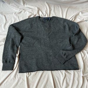 Polo Ralph Lauren Merino Wool Knit Crop Sweater
